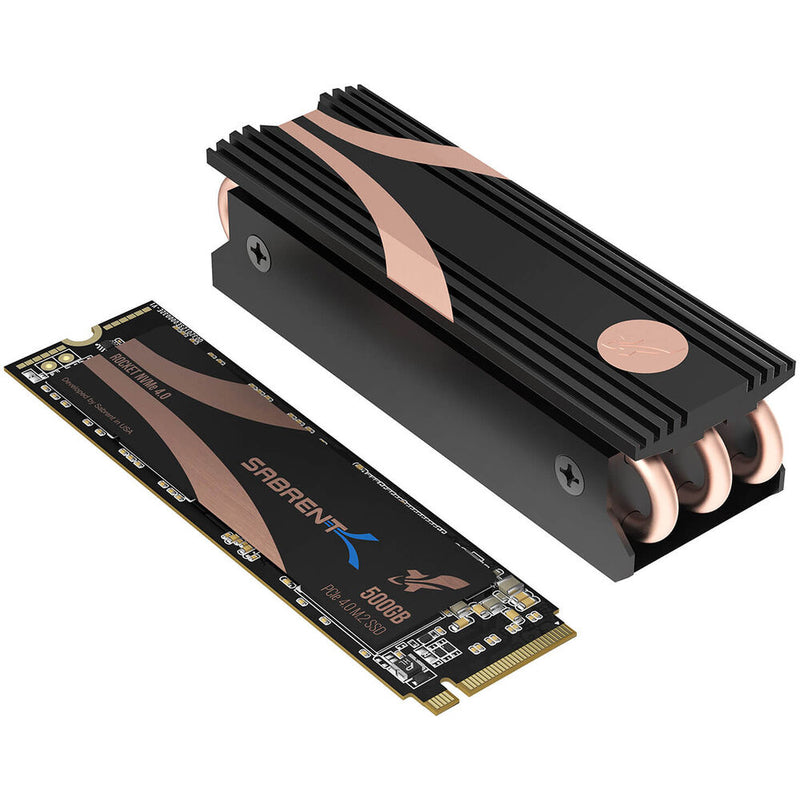 Sabrent 500GB Rocket NVMe PCIe 4.0 M.2 2280 Internal SSD with Heatsink