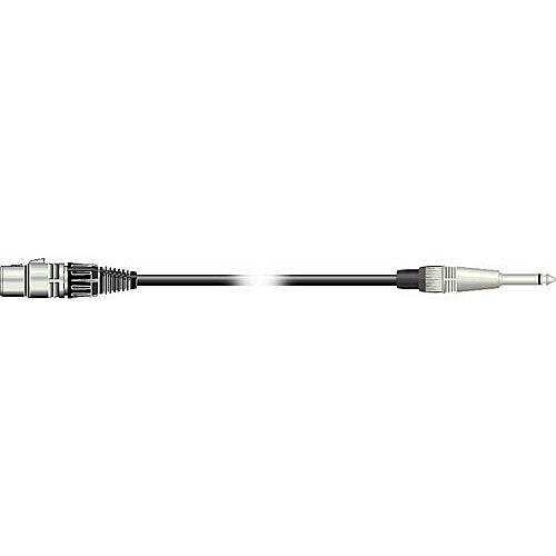 Pro Co Sound Excellines Lo-Z to Hi-Z Transformer Cable, 1/4" Phone Male to XLR Female (Ideal for Voice) - 20'