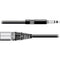 Pro Co Sound PJ Series Mil-Spec Stereo 1/4" Male to 3-Pin XLR Male Patch Cable (4x 24 Gauge) - 2'