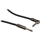 Pro Co Sound ProPatch Series 1/4" Phone Angled Male to 1/4" Phone Male Instrument Cable - 15'