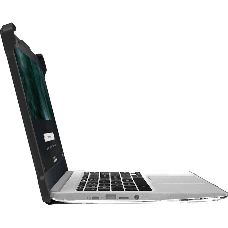 MAXCases Extreme Shell-L for HP G6/G7 14" Chromebook Clamshell Case (Black/Clear)