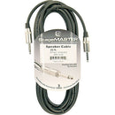 Pro Co Sound StageMaster Z-Force 1/4" Male Phone to 1/4" Male Phone Speaker Cable (14 Gauge) - 25'