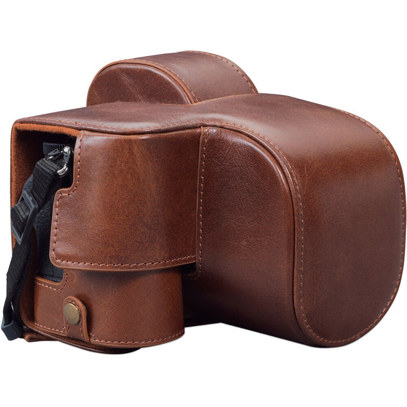 MegaGear Ever Ready Genuine Leather Case for Nikon Z 5 (Brown)