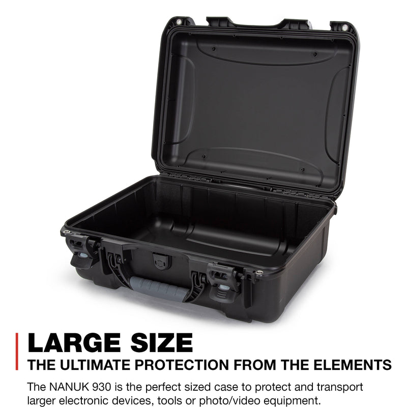 Nanuk 930 Large Series Case without Foam (Black)