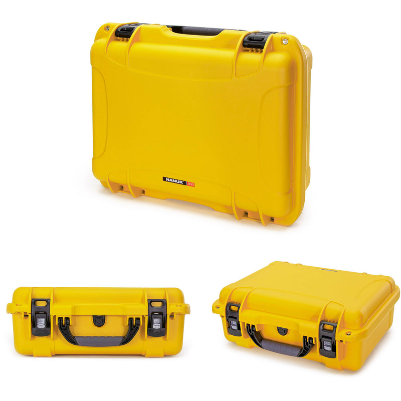 Nanuk 930 Large Series Case without Foam (Yellow)