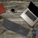 X9 Performance Full-Size USB Keyboard and Mouse with Mouse Pad for Windows