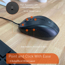 X9 Performance Full-Size USB Keyboard and Mouse with Mouse Pad for Windows