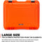 Nanuk 930 Hard Case with Pro Photo Kit (Orange)