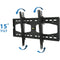 Mount-It! Tilting Wall Mount for Displays up to 55"