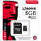 Kingston 8GB Industrial UHS-I microSDHC Memory Card with SD Adapter