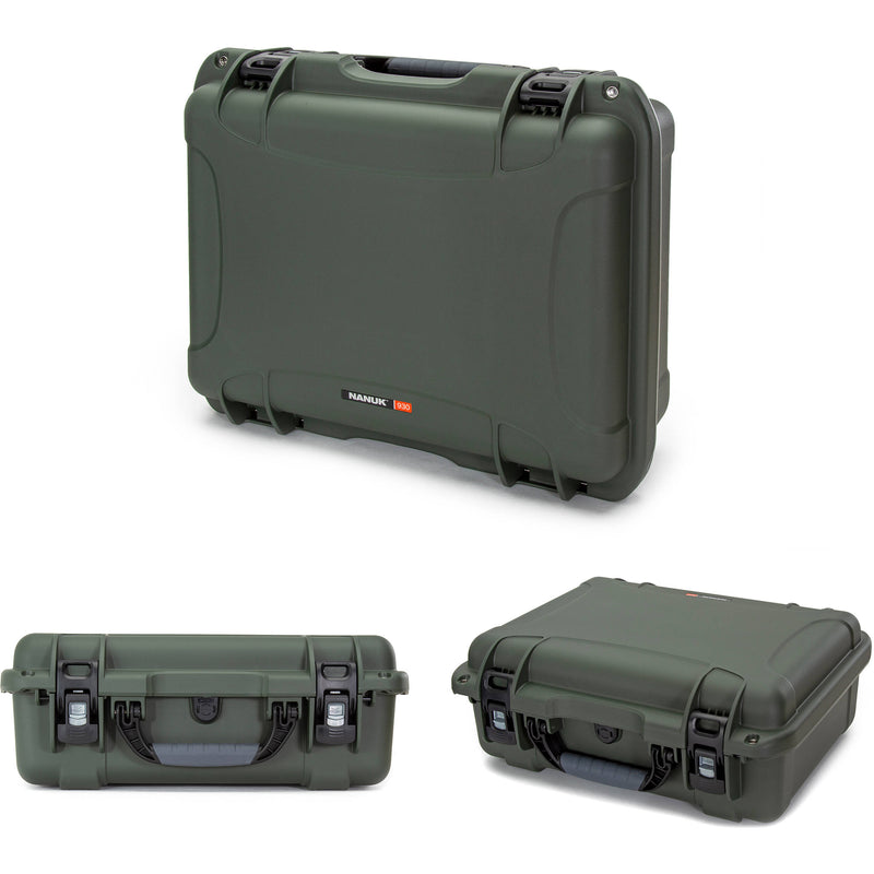 Nanuk 930 Hard Case with Pro Photo Kit (Olive)