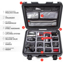 Nanuk 930 Hard Case with Pro Photo Kit (Graphite)