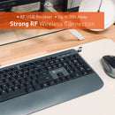 X9 Performance Wireless Ergonomic Keyboard with Wrist Rest