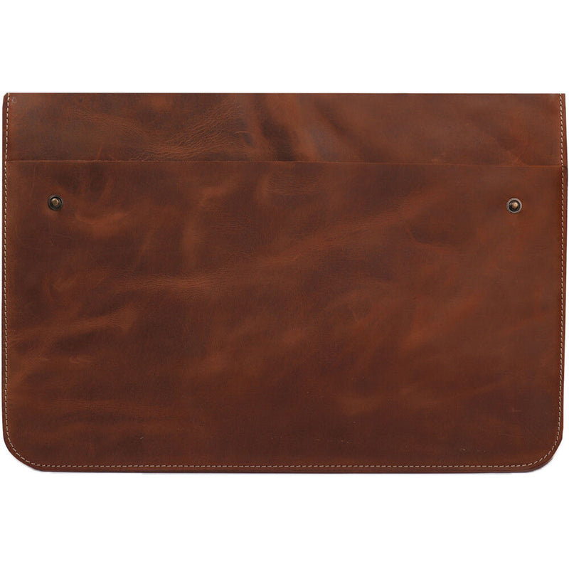 MegaGear Genuine Leather Sleeve Bag for 13-13.3" Laptop (Brown)