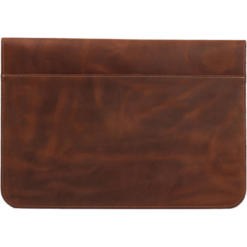 MegaGear Genuine Leather Sleeve Bag for 13-13.3" Laptop (Brown)