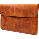 MegaGear Genuine Leather Sleeve Bag for 13-13.3" Laptop (Camel)