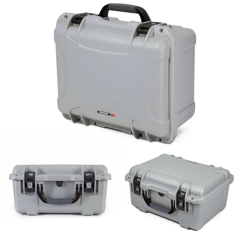 Nanuk 933 Hard Case Pro Photo Kit (Silver, 36.4L)