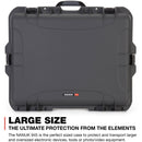 Nanuk 945 Hard Camera&nbsp;Case Pro Photo Kit (Graphite, 50.2L)