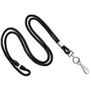 IDP 3/8" Round Braid Breakaway Lanyard (Black) 100-Pack