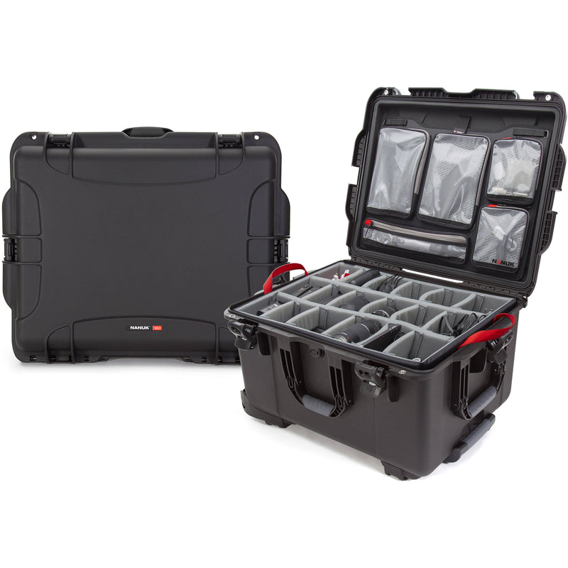 Nanuk 960 Wheeled Hard Camera Case Pro Photo Kit (Black, 79L)