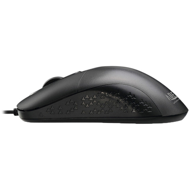 Adesso iMouse W4 Waterproof Antimicrobial Optical Mouse (Black)