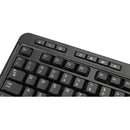 Adesso Antimicrobial Wireless Keyboard Mouse Combo (Black)