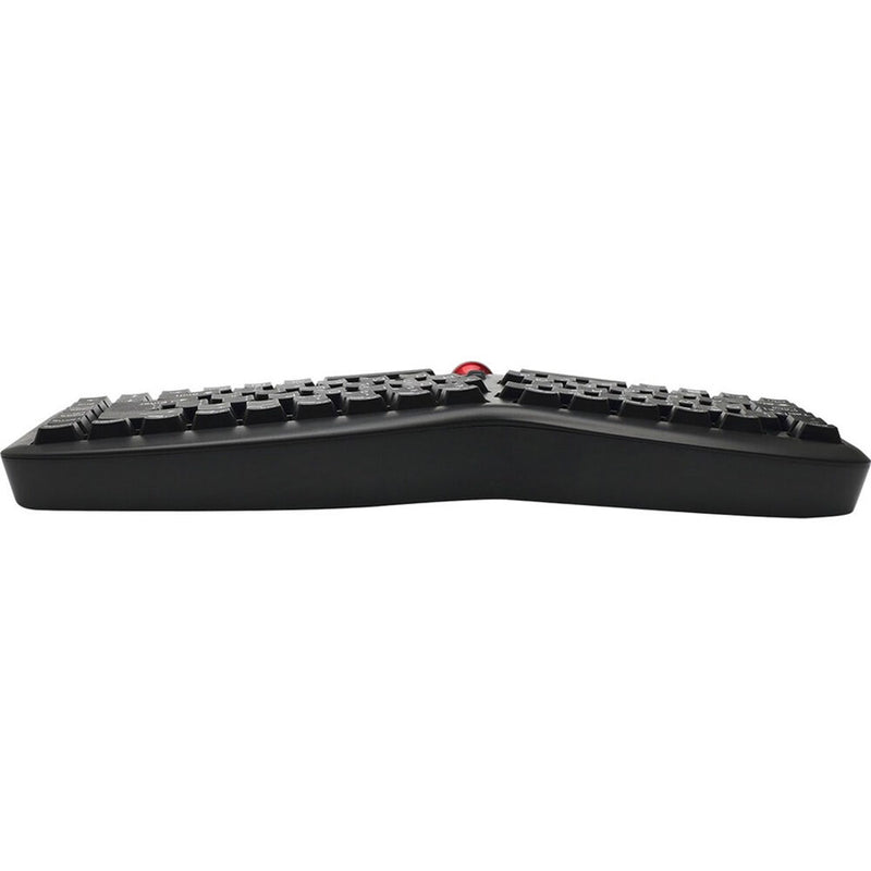 Adesso Tru-Form Media 3150 Wireless Ergo Trackball Keyboard (Black)