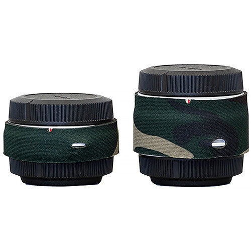 LensCoat Lens Cover for Canon RF Extender Set (Forest Green Camo)