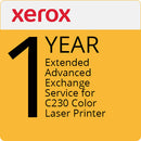 Xerox 1-Year Advanced Exchange Service for C230 Color Laser Printer