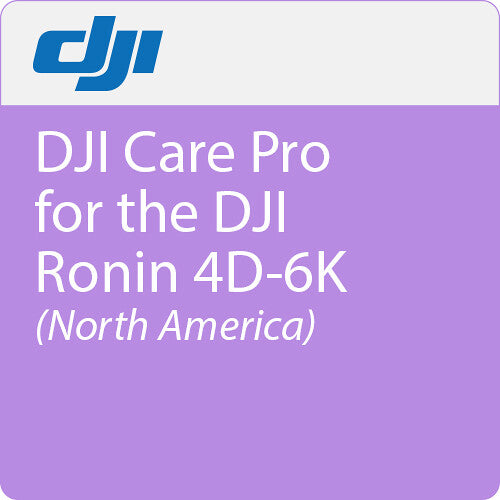 DJI 2-Year DJI Care Pro Service Plan with ADP for Ronin 4D 6K Gimbal Camera