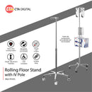 CTA Digital Rolling Floor Stand with IV Pole