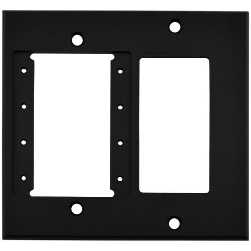 FSR IPS-WP2D-BLK 2 Gang Wall Plate (Black)