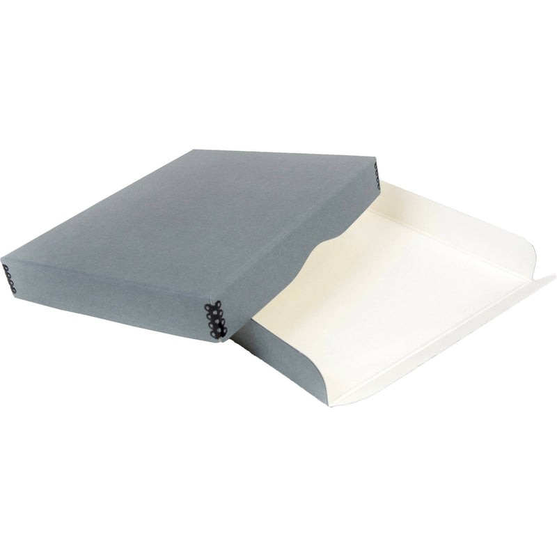 Archival Methods Drop-Front Archival Storage Box (Gray, 17.5 x 22.2 x 1.5")