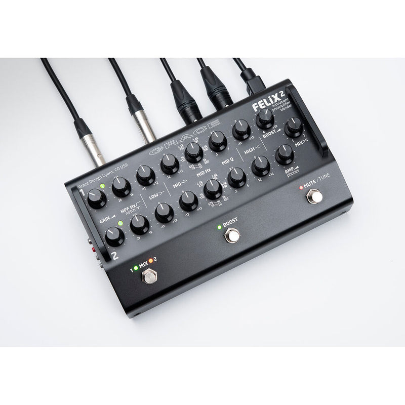 Grace Design FELiX2 Dual-Channel Preamp & EQ with Blend (Black)