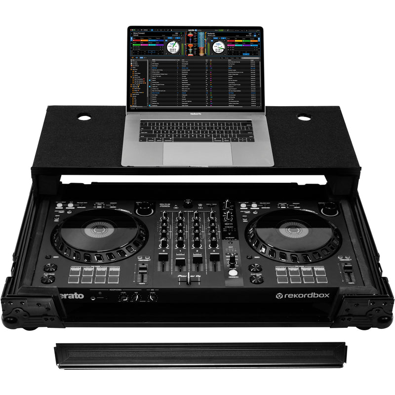 Odyssey Black Label Glide Style Flight Case for Pioneer DDJ-FLX6 Controller (All Black)