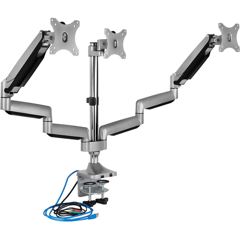 Mount-It! Triple Monitor Desk Mount for 24 to 32" Displays