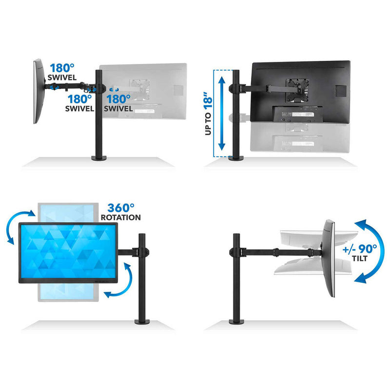 Mount-It! Desk Mount for 13 to 32" Displays