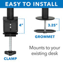 Mount-It! Desk Mount for 13 to 32" Displays