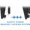 Mount-It! Tilting & Locking Low Profile Wall Mount for 65" Displays