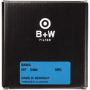 B+W MRC BASIC 007 Clear Filter (55mm)