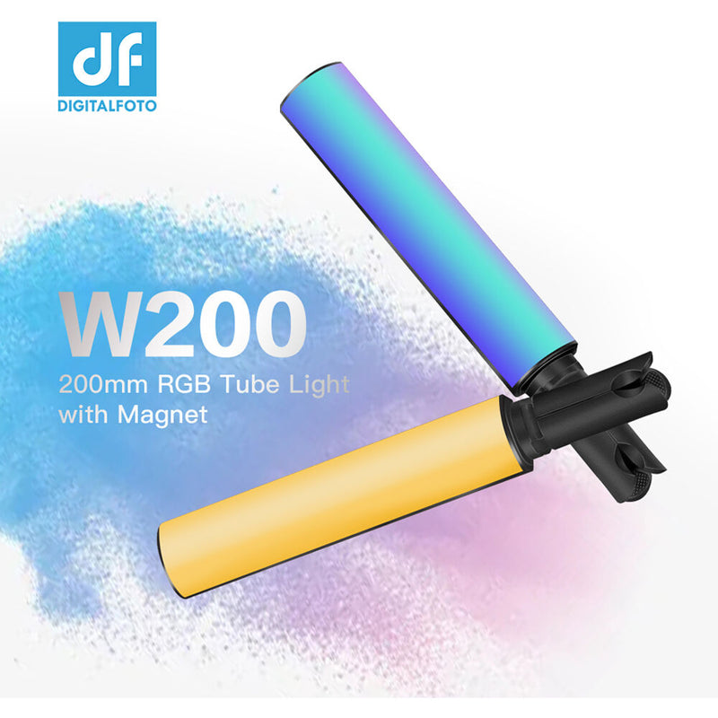 DigitalFoto Solution Limited W200 Magnetic RGB Tube Light (7.9")