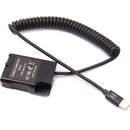 DigitalFoto Solution Limited Nikon EN-EL14 Dummy Battery + USB Type-C Coiled Power Cable