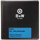 B+W 695/092 IR Dark Red MRC Basic Filter (37mm)