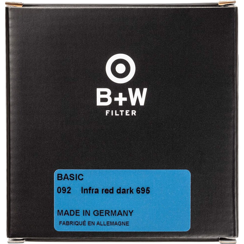 B+W 695/092 IR Dark Red MRC Basic Filter (37mm)