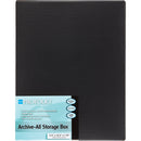 Itoya ProFolio Archive-All Storage Box (11 x 14", Black)