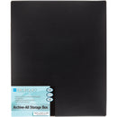 Itoya ProFolio Archive-All Storage Box (14 x 17", Black)