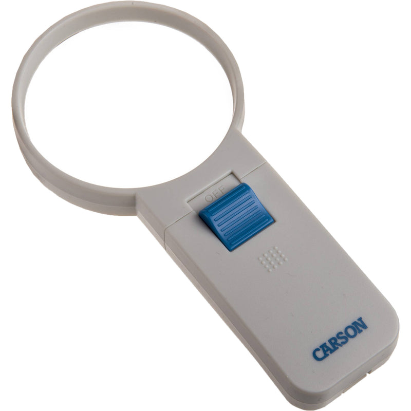 Carson Illuminated Handheld Aspheric LED Lighted Magnifier (3")