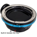 FotodioX Vizelex ND Throttle Lens Mount Adapter for Hasselblad V-Mount Lens to Canon EF-Mount Camera