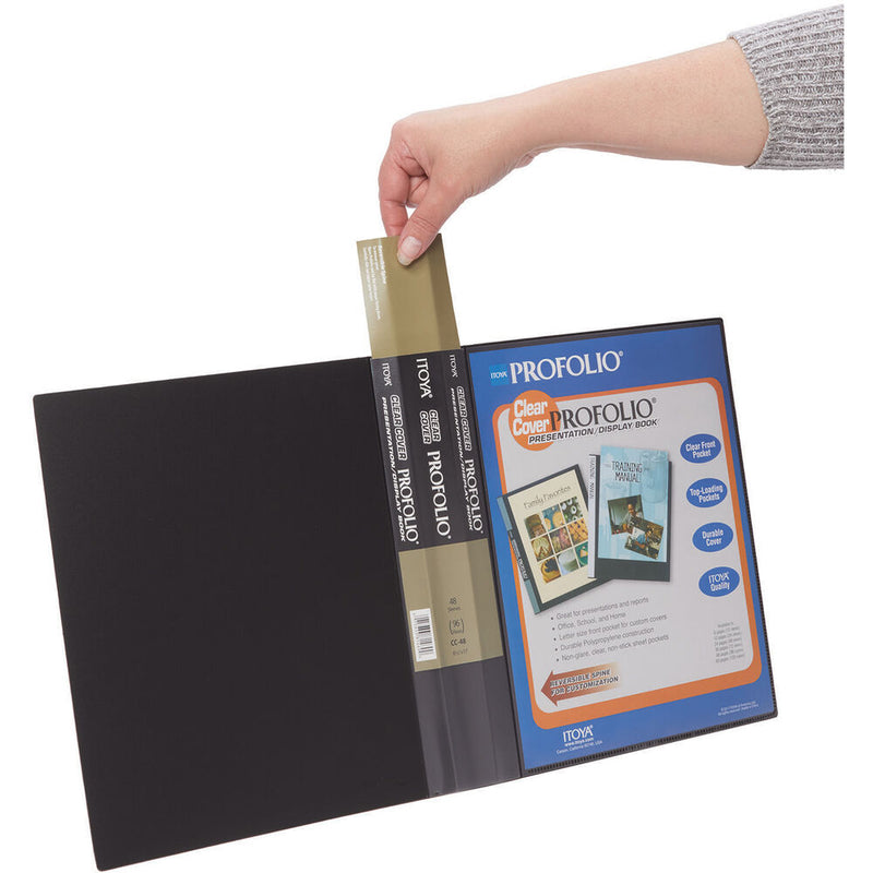 Itoya ProFolio with Clear Cover (36-Pack, 8.5 x 11")