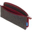 Itoya ProFolio Midtown Pouch (Charcoal/Maroon, 4 x 7")